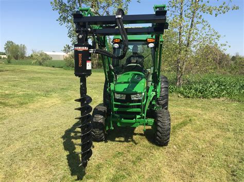 tractor mounted post hole digger